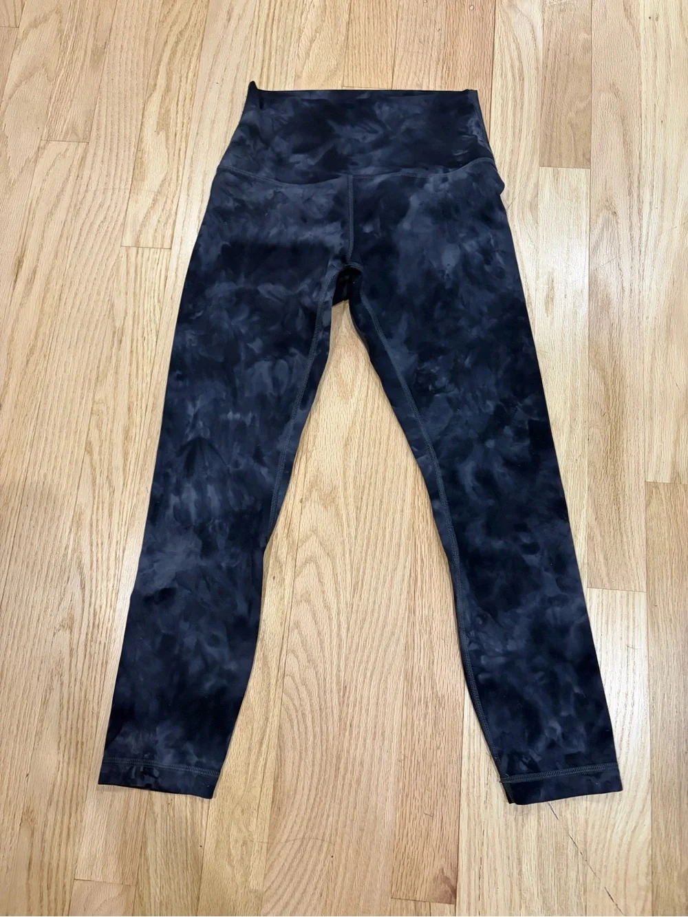 lululemon athletica Black Tie-Dye High-Waist Leggings